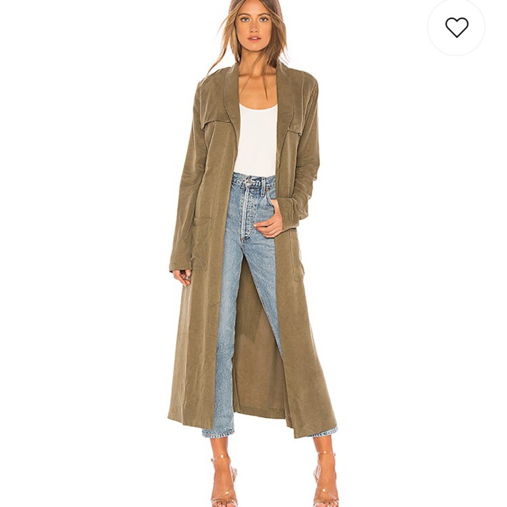 Revolve X Chrissy Teigen Green Tea Duster